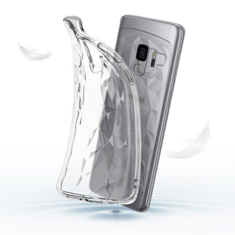 Оригінальний чохол Ringke Air Prism 3D Cover Gel на Samsung Galaxy S9 G960 transparent (APSG0017-RPKG)