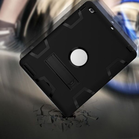 Чорний Протиударний Чохол накладка Kickstand Hybrid TPU чорний iPad 4/ 3/ 2