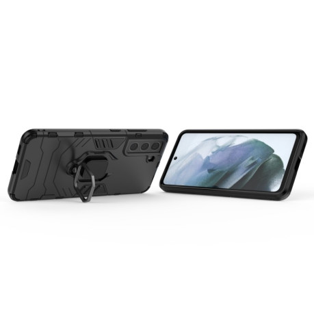 Противоударный чехол HMC на Samsung Galaxy S21 FE - черный