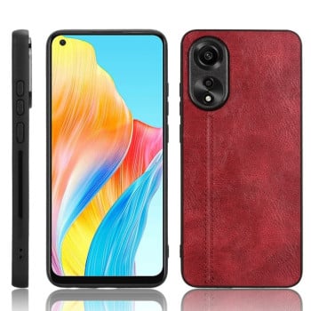 Ударозащитный чехол Sewing Cow Pattern для OPPO A78 4G - красный