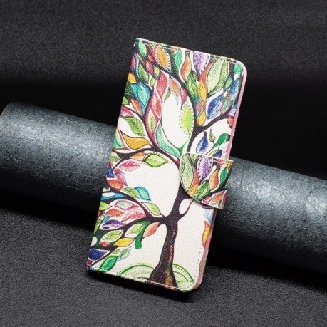 Чехол-книжка Colored Drawing Pattern для Samsung Galaxy A56 5G - Life
