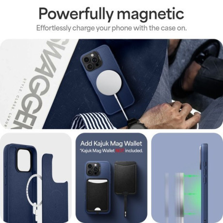 Оригінальний чохол Spigen Cyrill Kajuk (Magsafe) для iPhone 16 Pro - Navy Blue