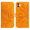 Чехол-книжка Skin Feel Sun Flower для Samsung Galaxy A04 4G - желтый