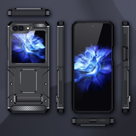 Протиударний чохол Matte with Ring Holder Samsung Galaxy Flip 5 - чорний