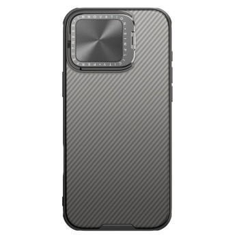 Противоударный чехол NILLKIN CamShield Prop Translucent на iPhone 16 Pro Max - черный