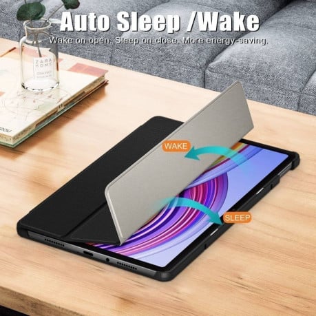 Чохол-книжка Custer Pattern Pure Color на Xiaomi Redmi Pad Pro 12.1 — чорний