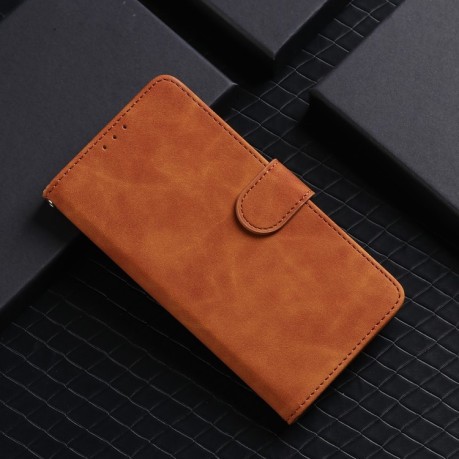 Чохол-книжка Skin Feel Magnetic для Infinix Hot 50 Pro+ - коричневий