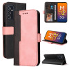 Чехол-книжка Business Stitching-Color для Samsung Galaxy M52 5G - розовый