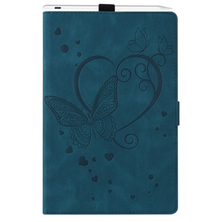 Чехол - книжка Love Butterfly Embossed Leather на iPad Pro 11 2024 - синий