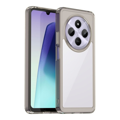 Противоударный чехол Colorful Acrylic Series для Xiaomi Redmi 14C 4G/Poco C75/Redmi A4 5G - прозрачно-серый
