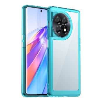Протиударний чохол Colorful Acrylic Series із кольоровою силіконовою боковиною на Xiaomi OnePlus 11R / Ace 2 - блакитний