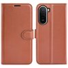 Чехол книжка Litchi Texture Horizontal Flip Leather для Redmi A7 Pro 171mm / Poco C85x 5G — коричневый