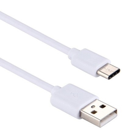 Кабель USB 2 to USB-C / Type-C Charging Data Cable, Cable Length: 1m - білий