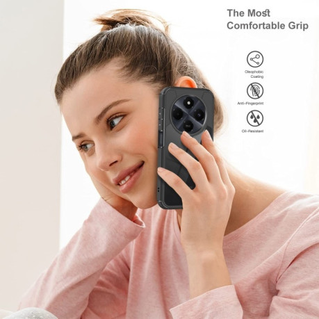 Противоударный чехол Acrylic для Xiaomi Redmi 14C 4G/Poco C75/Redmi A4 5G - черный