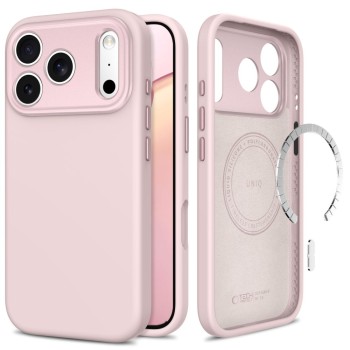 Оригінальний чохол Tech-Protect Uniq MagSafe CC для iPhone 17 Pro Max / 18 Pro Max — рожевий