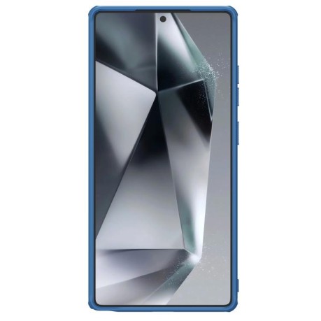 Противоударный чехол NILLKIN Super Frosted для Samsung Galaxy S25 Ultra 5G - синий
