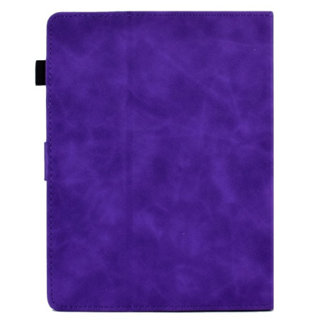 Универсальный Чехол-книжка Butterfly Peony Embossed для Планшета диагональю 10 - фиолетовый