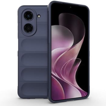 Силиконовый чехол Magic Flannel для Xiaomi Redmi A5 4G 171.7mm / Xiaomi Poco C71 4G - синий