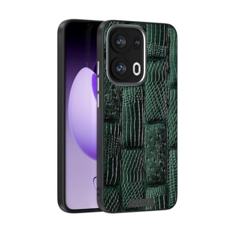Ультратонкий чехол ABEEL 6D Micro Relief MagSafe Magnetic на OPPO Reno13 Pro - зеленый