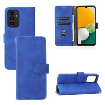 Чехол-книжка Solid Color Skin Feel на Samsung Galaxy A13 4G - синий