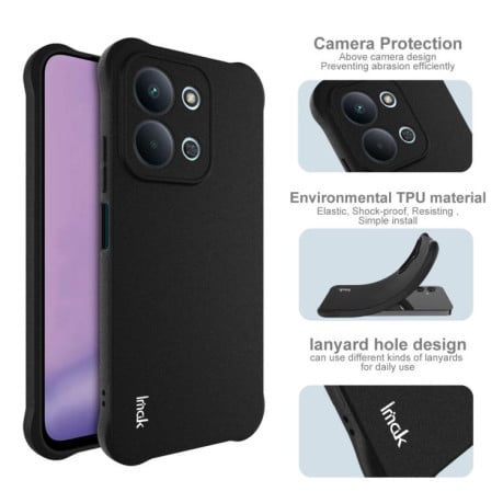 Чехол imak Shockproof Airbag на Xiaomi Redmi 15C 5G / 4G EU 173mm - черный