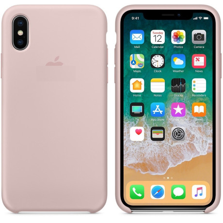 Силіконовий чохол Silicone Case Pink Sand на iPhone Xs Max