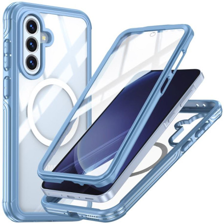 Противоударный чехол RedPepper Armor Magsafe PC Hybrid TPU для Samsung Galaxy A36 / A56 - голубой