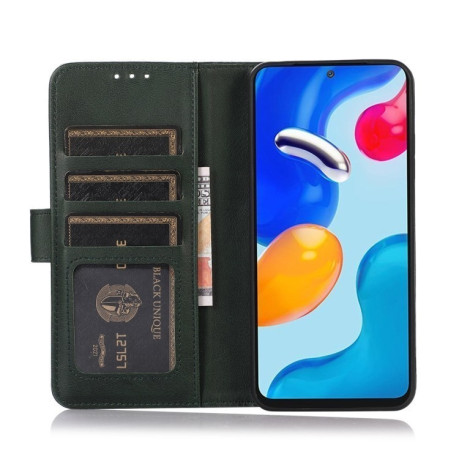 Чехол-книжка Cow Texture для Xiaomi 14T Pro - зеленый