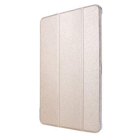 Чохол-книжка Silk Texture Three-fold на iPad Air 13(2024)/Pro 12.9 (2020)/(2021) - золотий