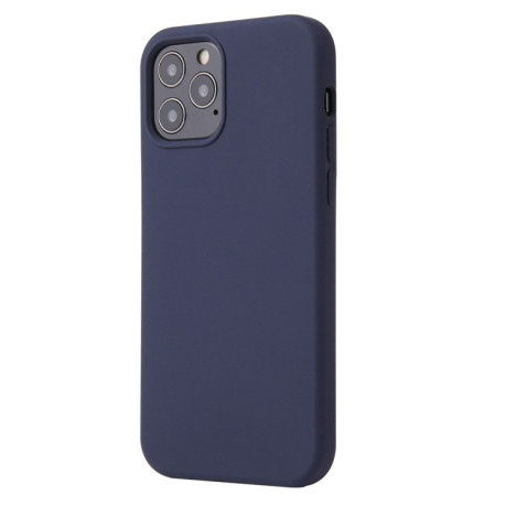 Силіконовий чохол Solid Color Liquid для iPhone 12/12 Pro - темно-синій