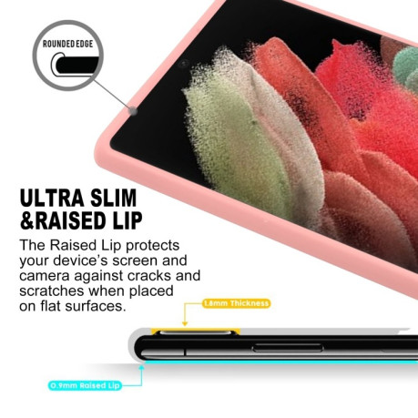 Противоударный чехол GOOSPERY SOFT FEELING для Samsung Galaxy S22 Ultra 5G - розовый