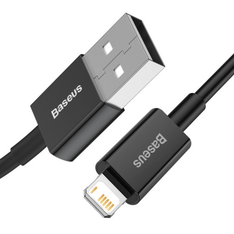 Кабель Baseus Superior Series CALYS-A01 2.4A USB to 8 Pin - чорний