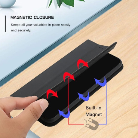 Чехол-книжка 3-Folding Ultrathin Skin Feel для iPhone XR - черный