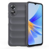 Силіконовий чохол Magic Flannel для OPPO A17 4G Global - темно-сірий