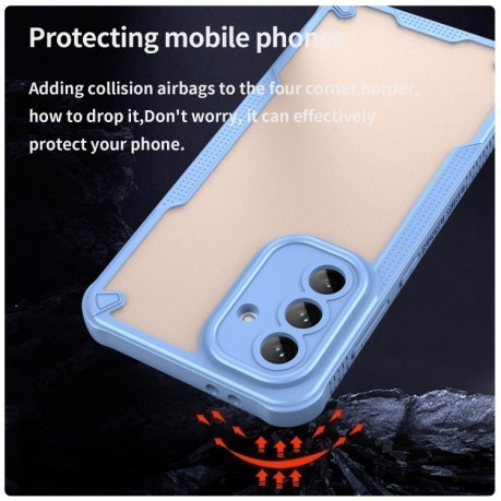 Протиударний чохол Armor Glaze PC Hybrid  для Samsung Galaxy A36 5G - синій