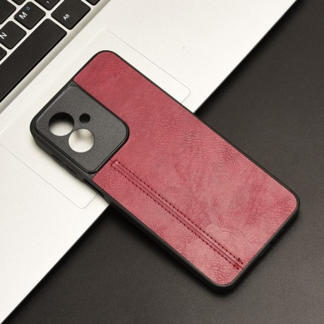 Ударозахисний чохол Sewing Cow Pattern для Motorola Moto G55 5G - червоний