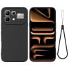 Силіконовий чохол Solid Color Liquid Silicone для Infinix Note 60 / 60 Pro 5G — чорний