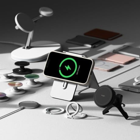Оригинальный силиконовый чехол Ringke Silicone Magsafe для iPhone 16e - Beige