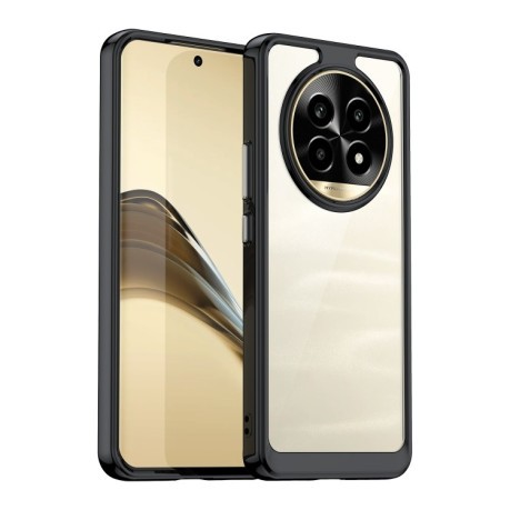 Противоударный чохол Colorful Acrylic Series для Realme 13 Pro+ 5G - черный