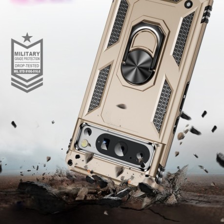 Протиударний чохол HMC 360 Degree Rotating Holder на Google Pixel 8 Pro - золотий