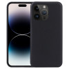 Силиконовый чехол для iPhone 15 Pro Max - черный