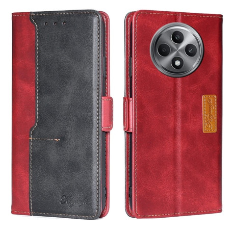 Чохол-книжка Contrast Color для OPPO Reno12 F/12 FS 5G - Red + Black