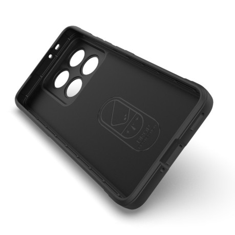Силіконовий чохол Magic Flannel для Xiaomi 14T Pro 5G Global - синій