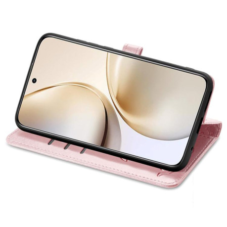 Чехол-книжка Cat and Dog для Realme 14 Pro+ - золото
