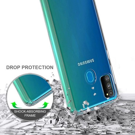 Протиударний чохол Acrylic + TPU Case на Samsung Galaxy M21/M30s - прозорий