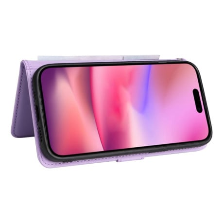 Чохол-книжка BETOPNICE BN-005 2 in 1 Detachable Imitate Genuine Leather для iPhone 16 - фіолетовий