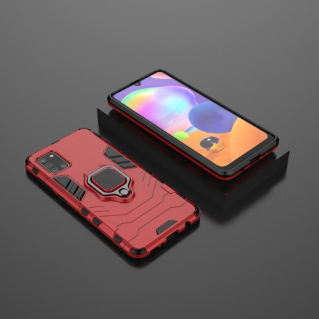 Протиударний чохол Magnetic Ring Holder Samsung Galaxy A31 - червоний