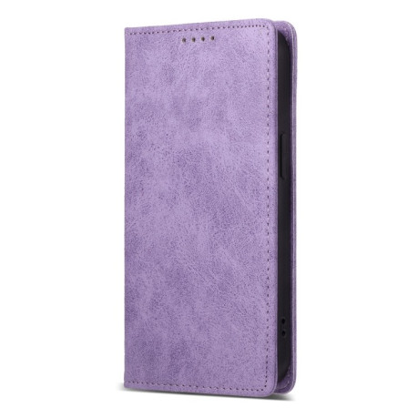 Чехол-книжка Business Solid Color Magnetic RFID Leather на iPhone 16e - фиолетовый