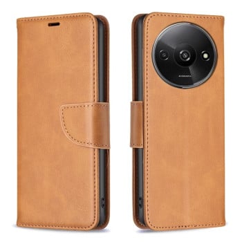 Чохол-книжка Retro Lambskin Texture для Xiaomi Redmi A3 - жовтий