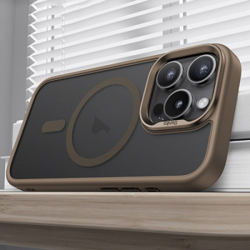 Протиударний чохол Benks Skin Feel MagSafe Magnetic для iPhone 16 Pro Max - Titanium Rose Gold